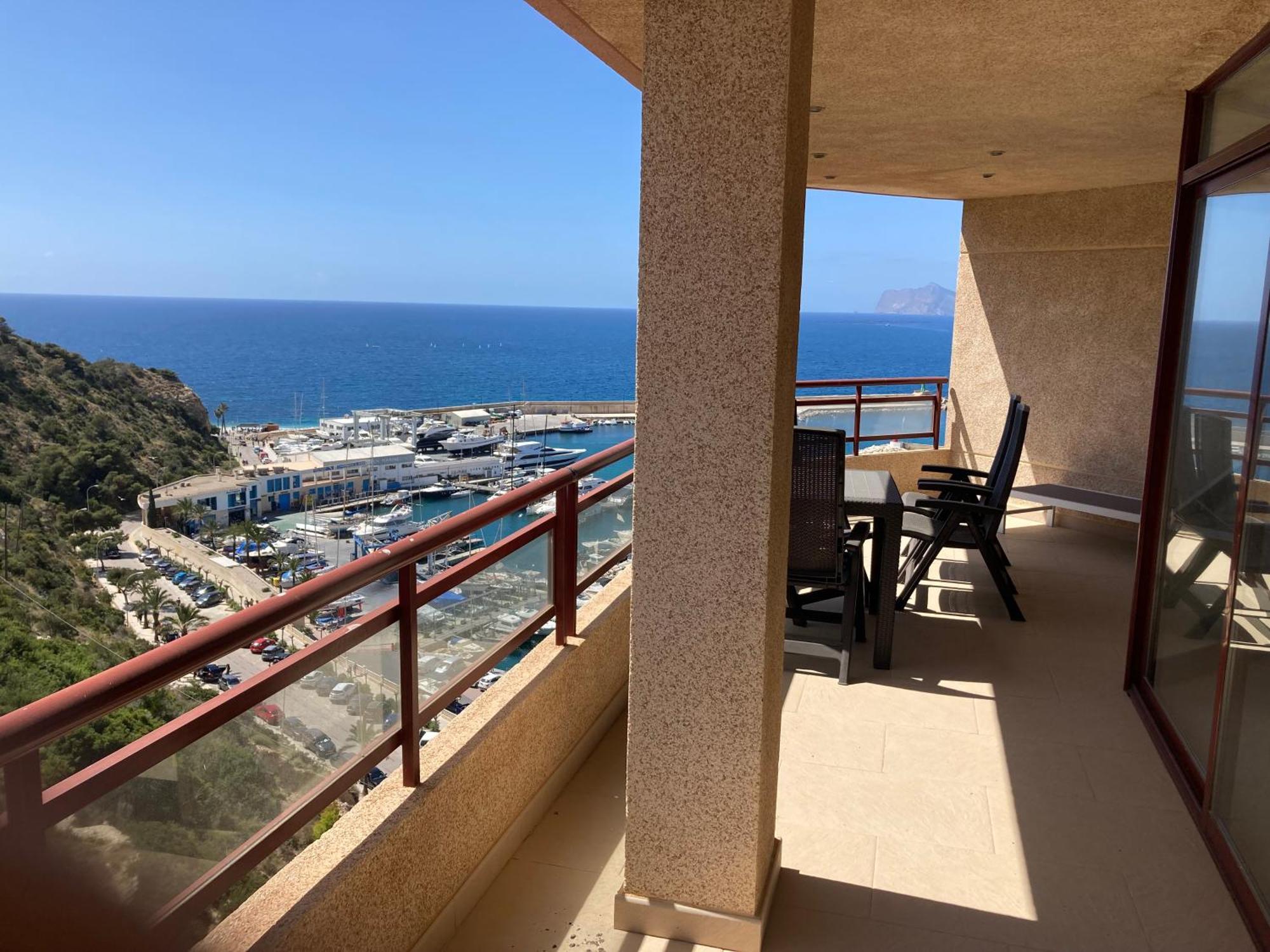 Atico Duplex Penthouse Rosa Marina Club Nautico Calpe Penon Sea View Apartment ภายนอก รูปภาพ