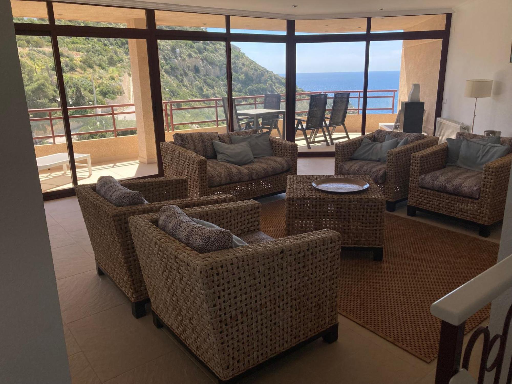 Atico Duplex Penthouse Rosa Marina Club Nautico Calpe Penon Sea View Apartment ภายนอก รูปภาพ